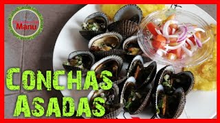 CONCHAS ASADAS ECUATORIANAS 🇪🇨 [upl. by Eichman313]