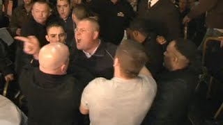 Classic Unlicensed Boxing  Fight Breaks Out in Crowd [upl. by Lleda]