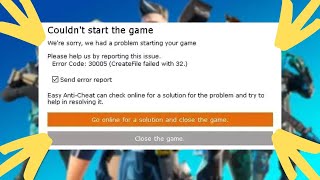 How To Fix Fortnite Launch Error 30005 [upl. by Romulus]