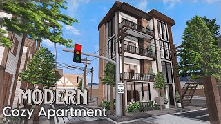 BLOXBURG Modern Cozy Apartment  speedbuild  tour ♡ [upl. by Norton]