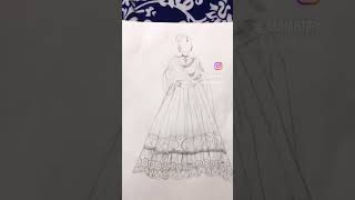 WIP ✌️ explore fashionillustration designersdresses ytviral textileartist [upl. by Smoot]