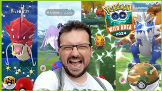 Wild Area Global Day 1 NEW Shinies amp Galarian Bird Success Pokémon GO [upl. by Sakiv]