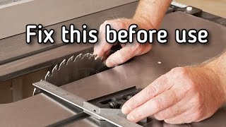 Hikoki C10RJ table saw blade alignment fix [upl. by Fisoi]