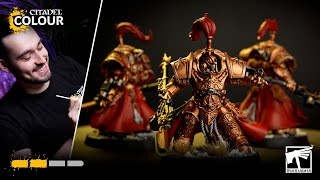 How To Paint Adeptus Custodes Combat Patrol  Intermediate  Warhammer 40000 [upl. by Pascal]