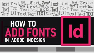 How to add fonts to InDesign  Quick amp Simple Method  Zeedign Tutorials [upl. by Shauna]