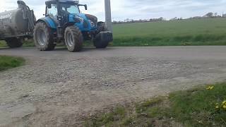 Épandage De Lisier 2017  en Landini 115 amp Tonne Jeantil [upl. by Allehcim]