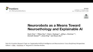 Krichmar  Neurorobots and Neuroethology for Explainable AI [upl. by Ehav]