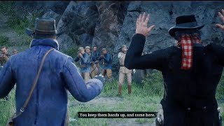 You Get A Horrifying Death Scene If You Dont Surrender In Favored Sons Mission  RDR2 [upl. by Nomolas]