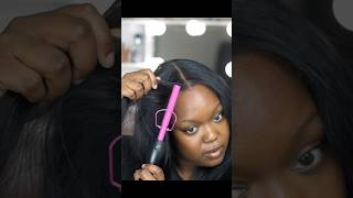 How to Blend Closure Behind Hairline [upl. by Lemmuela]