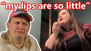 AMBERLYNN TALKS ABOUT HER LIPS TO CLICKBAIT WEIGHT GAIN [upl. by Kyre]