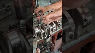 Connecting rod bearing setting 🧑‍🔧🚘 [upl. by Niro]