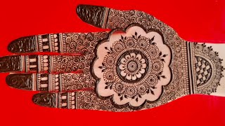 Mandala mehndi design for hands simple mehndi design henna ideas for handsjerrymehndi [upl. by Nytsrik]