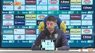 FrosinonePalermo 11 Greco quotDispiace perché volevamo vincere la partitaquot [upl. by Durer]