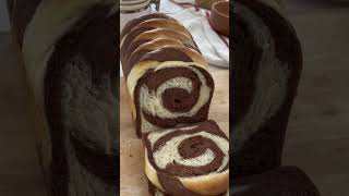 Chocolate Swirl Bread apron baking loafbread recipe loaf [upl. by Wagner]