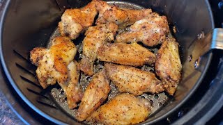 Air Fryer Lemon Pepper Chicken Wings [upl. by Ailemak]