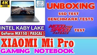 Xiaomi Notebook Pro Unboxing  256 SSDIntel Core i78550U16GB RAMGeForce MX150 2GB [upl. by Earahs]