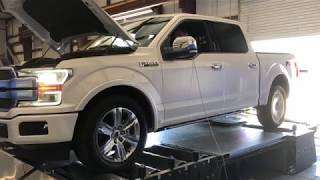 Whipple Stage 2 Dyno 2018 F150 50  4x4  3625 pulley  93 octane  601 RWHP 494 RWTQ SAE J1349 [upl. by Lindo]