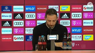 quotHaben zwei Eigentore geschossenquot Tedesco im Interview  Bayern  Leipzig 32 [upl. by Aramo]