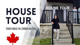 House Tour Canada  Buhay Canada  Pinoy International Student  Sarnia  Town House chelleski [upl. by Arerrac]