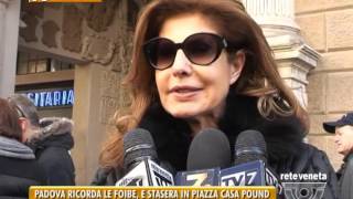 10022015  PADOVA RICORDA LE FOIBE E STASERA IN PIAZZA CASA POUND [upl. by Armelda]