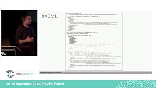 Dominick Baier  Authorization for Modern Applications  DevConf 2018 [upl. by Gav]