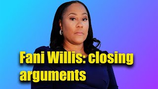 Fani Willis Closing arguments watch party [upl. by Atnicaj669]