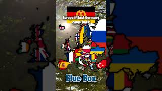 Europe if East Germany came back mapper map mapping europe history geography shorts [upl. by Ethyl540]