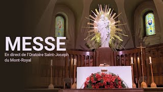 Messe du 12 novembre 2024 en direct de lOratoire SaintJoseph [upl. by Bandur857]