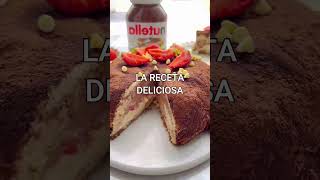 ¿Cómo hacer el pastel de Nutella MÁS FÁCIL del mundo postres pasteleria pasteles receta [upl. by Yesak179]