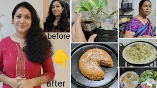 Miracle Results🤩Two days Vlog🥳 Mother in law HAIR growth secret🤫 Oats cake🍰 Hair growth thailam [upl. by Klusek]