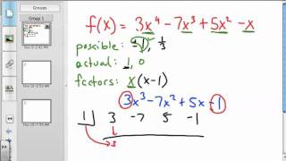 Factoring 4th Degree Polynomialsmov [upl. by Nazay]