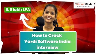 quotHow to Crack Yardi Software India Interview  Tips Tricks amp Success Guidequot [upl. by Kreg]