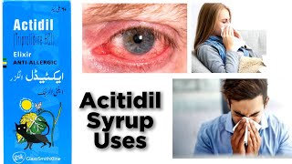 Actidil syrup uses in urdu Hindi [upl. by Mlehliw59]