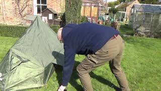 Outdoorer Trek Santiago one man tent review [upl. by Vogel166]