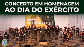 Concerto em homenagem ao Dia do Exército Brasileiro  Banda Sinfônica do Exército [upl. by Endora374]