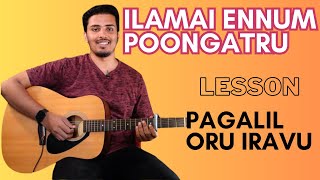 Ilamai Enum Poongaatru guitar chords  Pagalil Oru Iravu  Ilayaraja [upl. by Elleinnad]