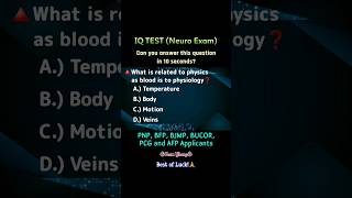 NEURO EXAM  IQ TEST  APTITUDE TEST  BFP BJMP PNP PCG AFP AND BUCOR APPLICANTS  MARINE CORPS [upl. by Lyrrehs]