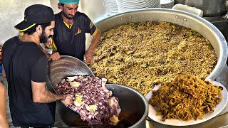 600 KG POPULAR BEEF PULAO MAKING  BEEF PULAO RECIPE  HUGE PULAO MAKING AT PAKISTANI STREET FOOD [upl. by Aleuname]