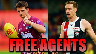 Delisted Free Agents Essendon Could Target [upl. by Leumel]