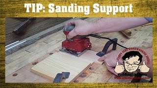 Woodworking Quick Tip 17 Support your sander [upl. by Uv]