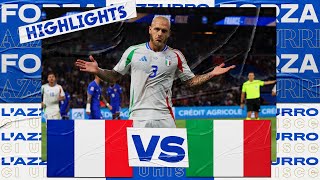 Highlights FranciaItalia 13  Nations League 202425 [upl. by Aerdnaed]