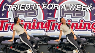 I TRIED AN F45 WORKOUT EVERY DAY FOR A WEEK  here is EVERYTHING you need to know [upl. by Justine]