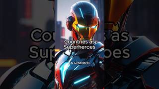 AI Generates Countries as Superheroes [upl. by Arfihs278]