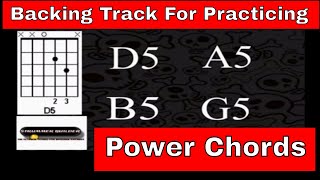 Backing Track For Practicing Power Chords [upl. by Eissac327]