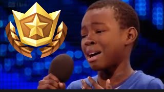 Kid Sings Fortnite Battle Pass On America Got Talent [upl. by Nner]