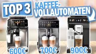 Die besten KAFFEEVOLLAUTOMATEN 2024  Top 3 Kaffee Vollautomaten im Vergleich [upl. by Llirrehs]