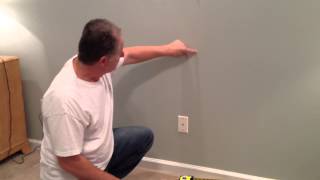 How to install a wall mounted upholstered headboard from Home Emporium [upl. by Maribel]