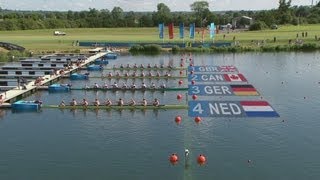 Mens Eight Rowing Heats Highlights  London 2012 Olympics [upl. by Ahsinnek]