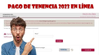 TENENCIA 2023 Pago en línea [upl. by Ninel]