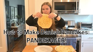 How to make Danish Pancakes PANDEKAGER [upl. by Prakash]